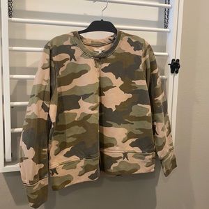 Madewell camo sweatshirt by Miles